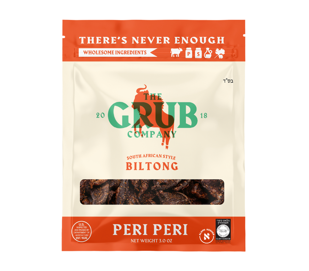 The front of an Original biltong pouch
