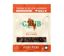 The front of a biltong pouch